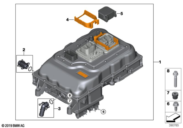 2014 BMW i3 Electrical Machines, Electronics Diagram