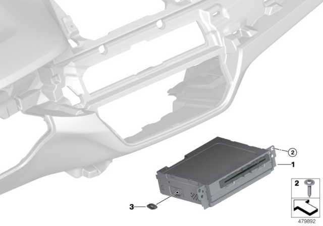 2019 BMW 530i Headunit Diagram 1