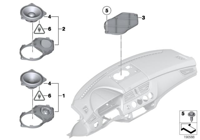 2015 BMW Z4 Loudspeaker Diagram 3