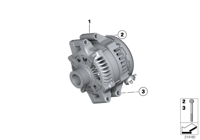 2016 BMW 535i Alternator Diagram