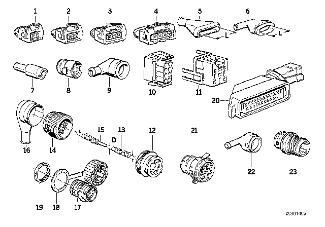 1995 BMW 530i Wiring Connections Diagram