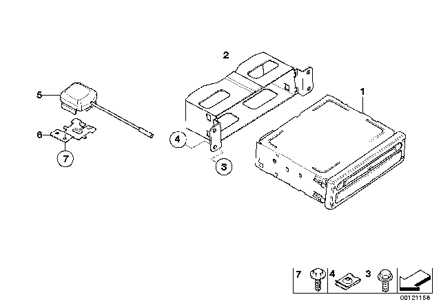 2003 BMW Z4 Navigation System Diagram