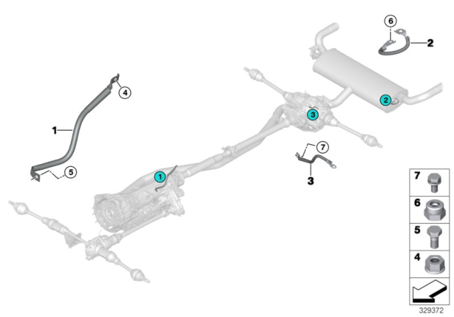 2017 BMW X6 Earth Cable Diagram