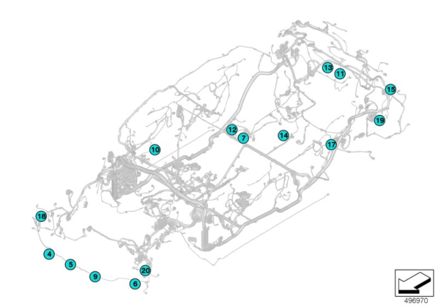 2020 BMW 840i xDrive Plug Connection Diagram 10