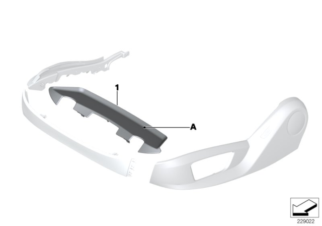 2011 BMW Alpina B7 Individual Seat Trims, Front Diagram