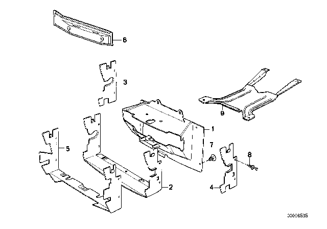 1990 BMW 325ix Air Ducts Diagram 2