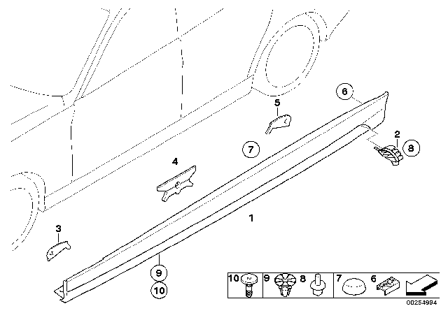 2007 BMW 328xi BMW Performance Aerodynamics Diagram 4