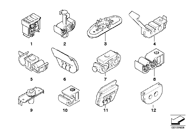 2010 BMW M5 Brake Pipe Front / Rear / Mounting Diagram