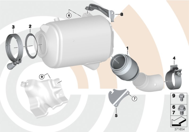 2009 BMW X5 Decoupling Element Diagram