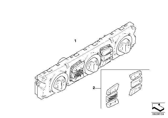 2009 BMW 535i Automatic Air Conditioning Control Diagram