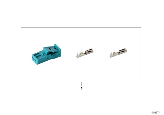 2013 BMW Z4 Repair Kit, Socket Housing Diagram 4