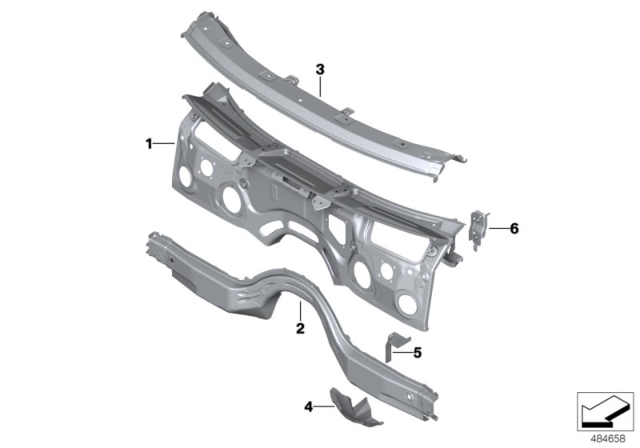 2019 BMW X3 MOUNT, SUPPORTING TUBE, RIGH Diagram for 41007481038
