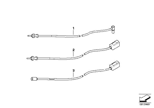 2005 BMW 325Ci Antenna Cable Diagram 1