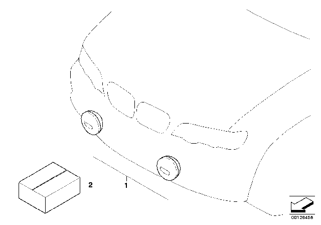 2005 BMW X5 Bracket Kit Diagram for 63110139766