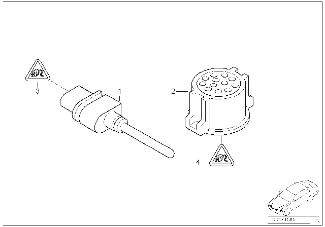 2002 BMW 525i Temperature Sensor Diagram