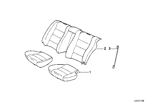 1993 BMW M5 Rear Cover 2-Door Diagram