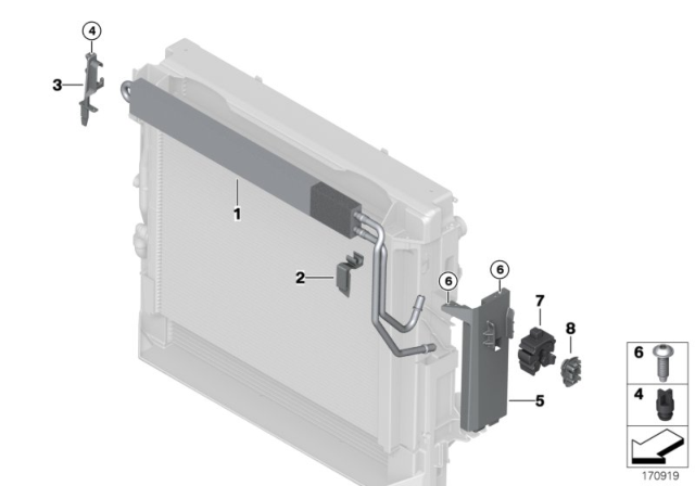 2012 BMW X5 Power Steering Cooler Diagram