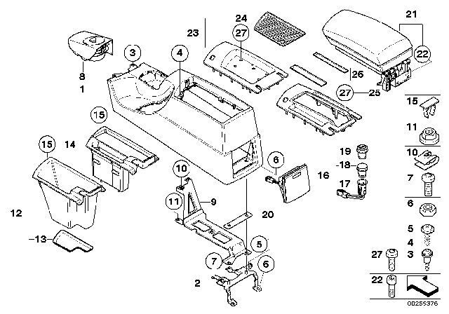 2005 BMW X3 Fillister Head Screw Diagram for 07119902804