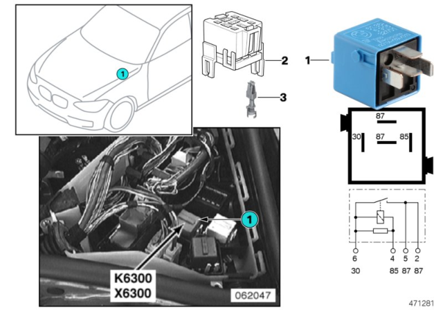 1999 BMW 328i Relay DME Diagram