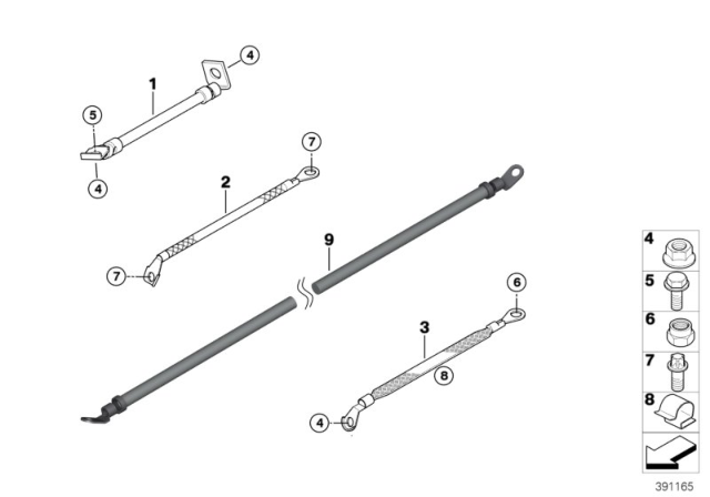 2014 BMW X6 Earth Cable Diagram