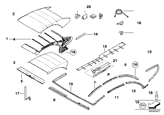 2008 BMW M6 Electrical Folding Top Diagram