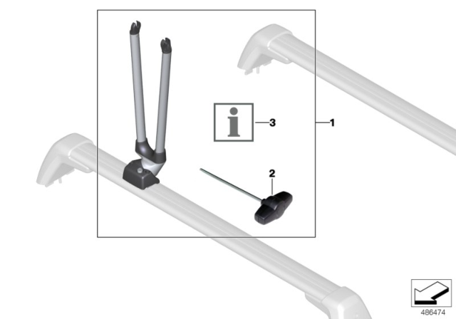 2020 BMW X6 Front Wheel Holder Diagram