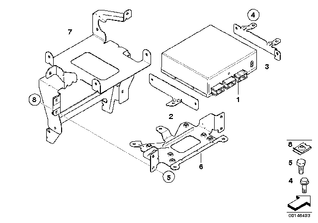 2006 BMW 530xi Video Module Diagram