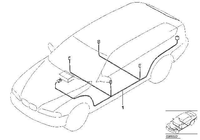 2004 BMW 325xi Audio Wiring Harness Diagram 1