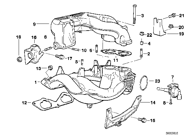 1994 BMW 318is Shackle Diagram for 11611734361