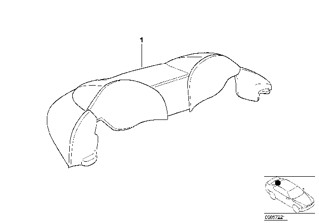 2002 BMW Z3 Speedster Cover Diagram 1