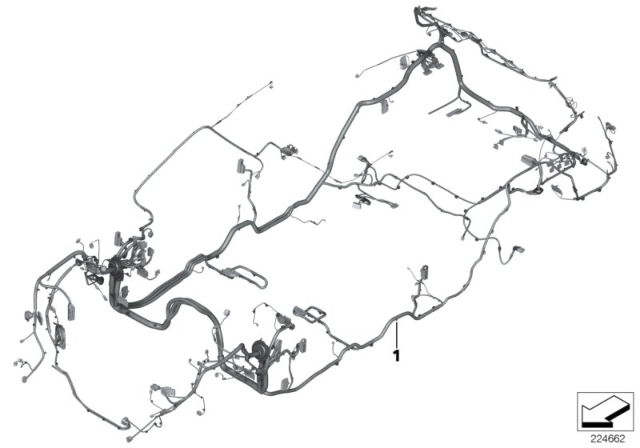 2007 BMW 328xi Main Wiring Harness Diagram 2