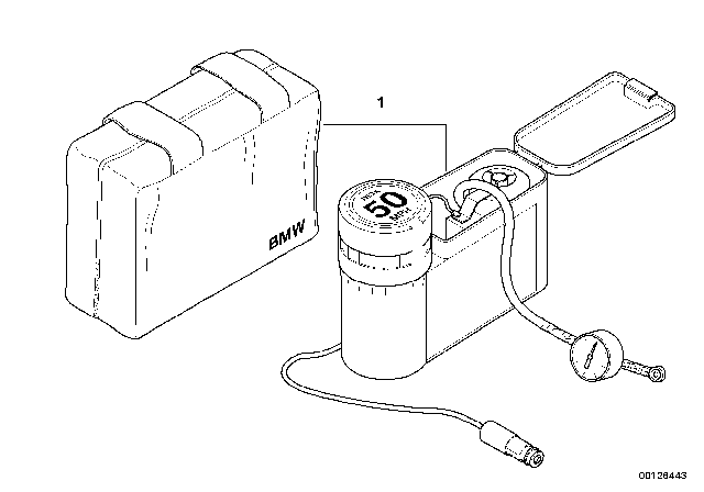 2001 BMW M3 M Mobility System Diagram 3