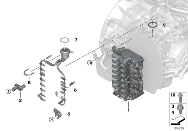 2020 BMW X1 Switch Unit And Mounted Parts (GA8G45AW) Diagram