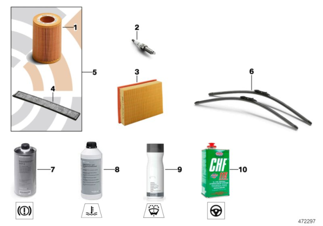 2015 BMW 750i Service, Engine Oil / Inspection Diagram