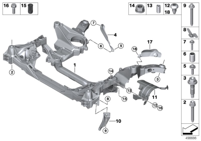 2020 BMW M760i xDrive HEAT PROTECTION PLATE LEFT Diagram for 31146861395