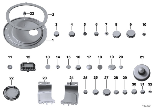 2019 BMW M4 Sealing Cap/Plug Diagram