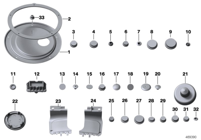 2020 BMW M4 Sealing Cap/Plug Diagram