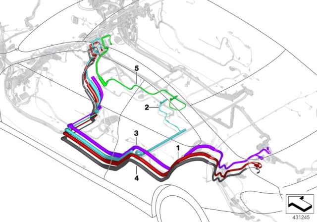 2014 BMW 428i HSD Line Diagram 2