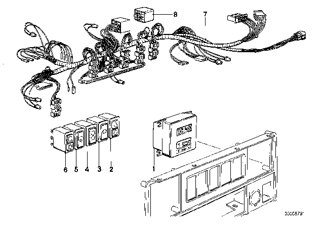 1980 BMW 733i Air Conditioning Diagram