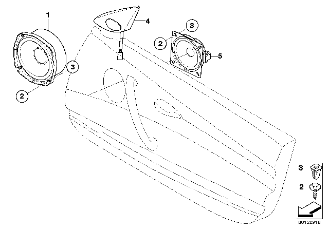 2005 BMW Z4 Loudspeaker Diagram 4