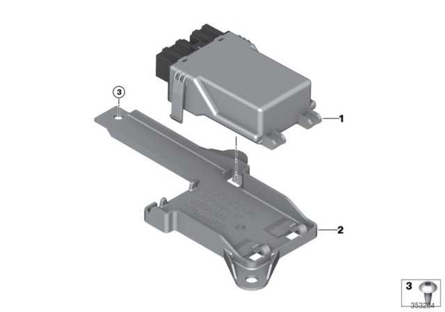 2012 BMW 650i xDrive Control Unit, Neck Warmer Diagram