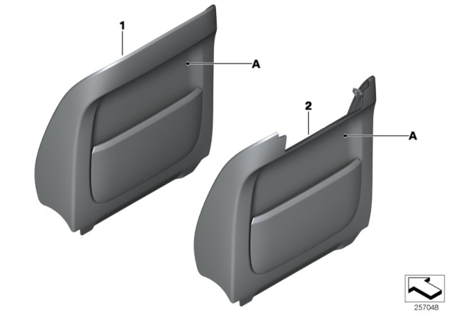 2011 BMW 535i xDrive Individual Rear Panel Diagram 1