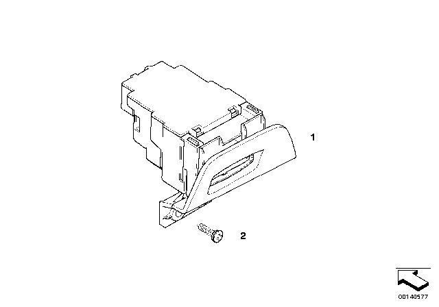 2010 BMW 135i Ignition Lock Of Remote Control Diagram