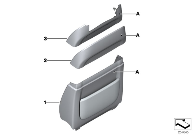 2014 BMW M5 Individual Rear Panel Diagram 2