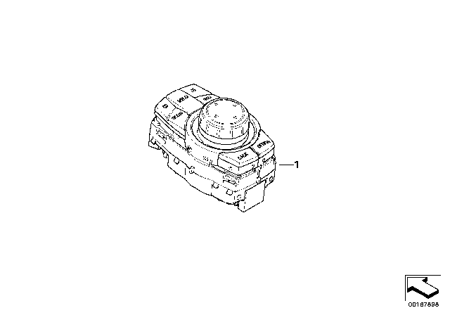 2008 BMW 650i Controller Diagram 1