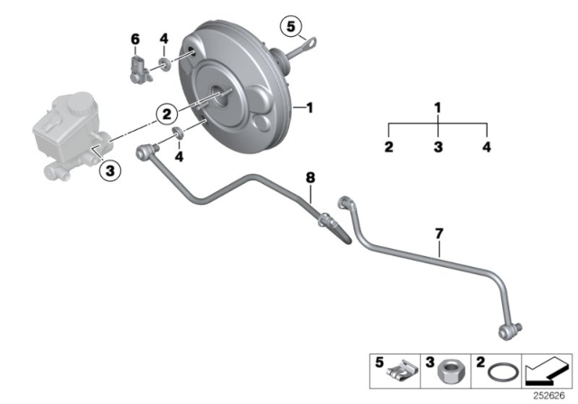 2013 BMW Z4 Power Brake Unit Depression Diagram