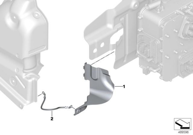 2015 BMW i3 Heat Resistant Plate Diagram for 12907634473