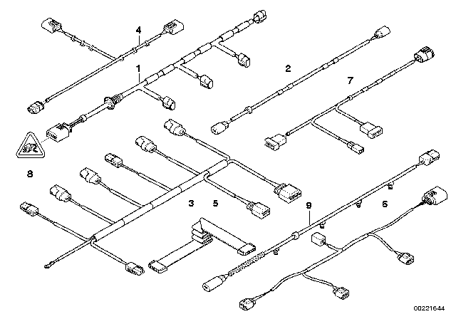 2011 BMW X5 Various Additional Wiring Sets Diagram 1