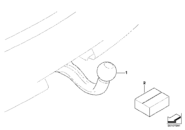 1999 BMW 540i Trailer Hitch Diagram