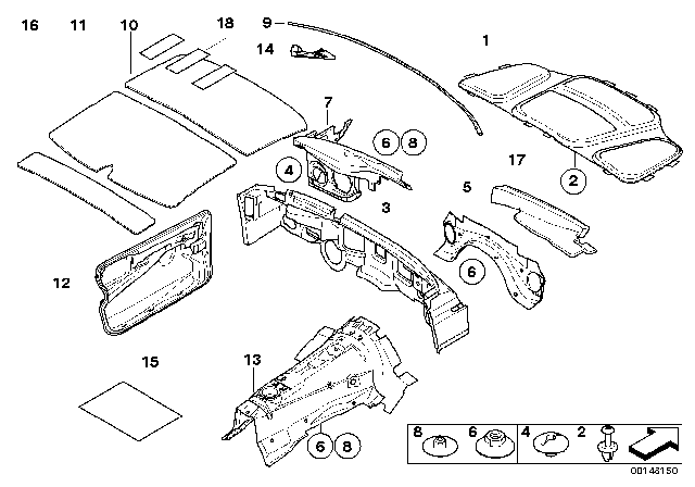 2009 BMW 535i xDrive Sound Insulating Diagram 1